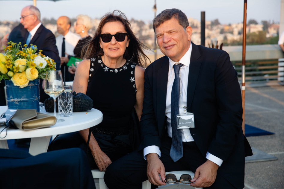 רון וחנה לבקוביץ' (צילום: ערן בארי)