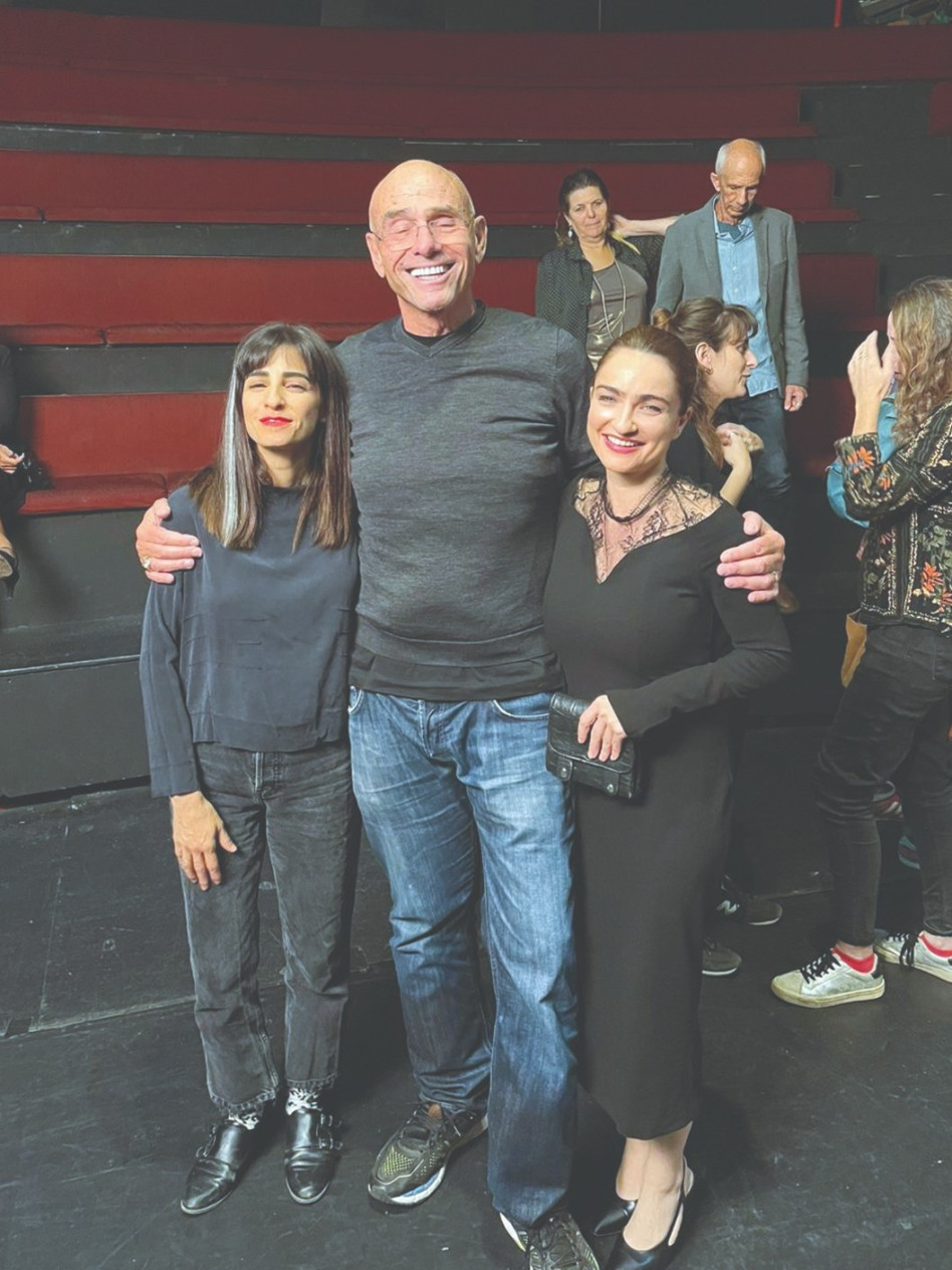 אניה בוקשטיין, דורון הלפרן, דאנה איבגי (צילום: אווה הלפרן)