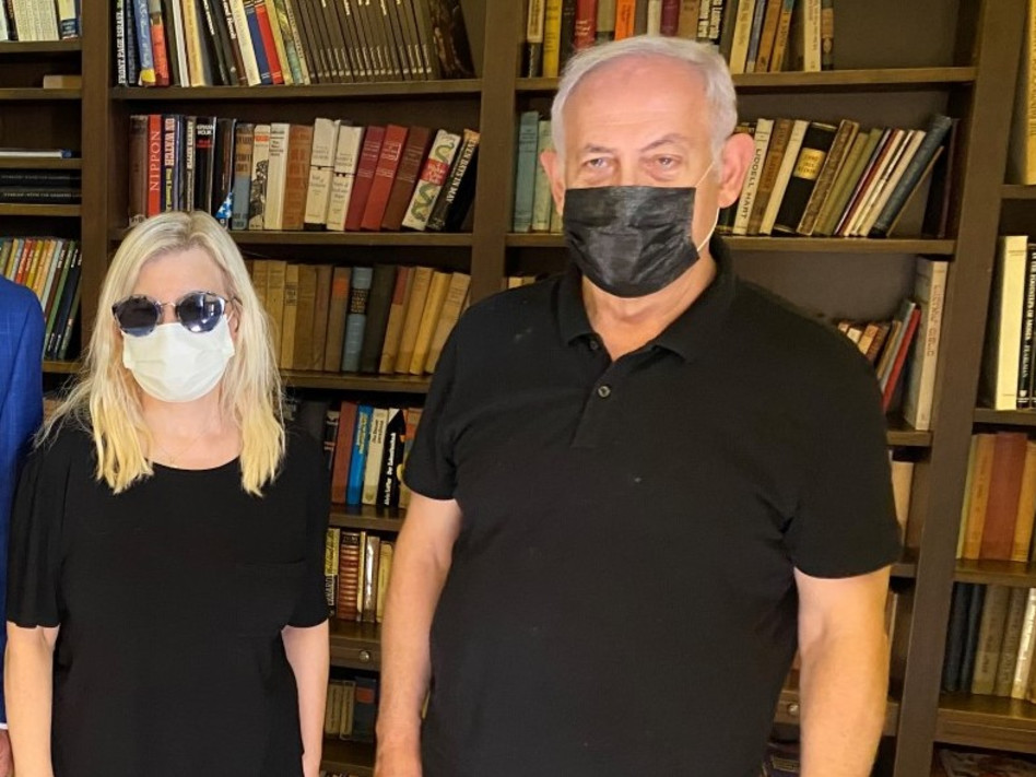 בנימין נתניהו, שרה נתניהו (צילום: באדיבות דן כרמל)