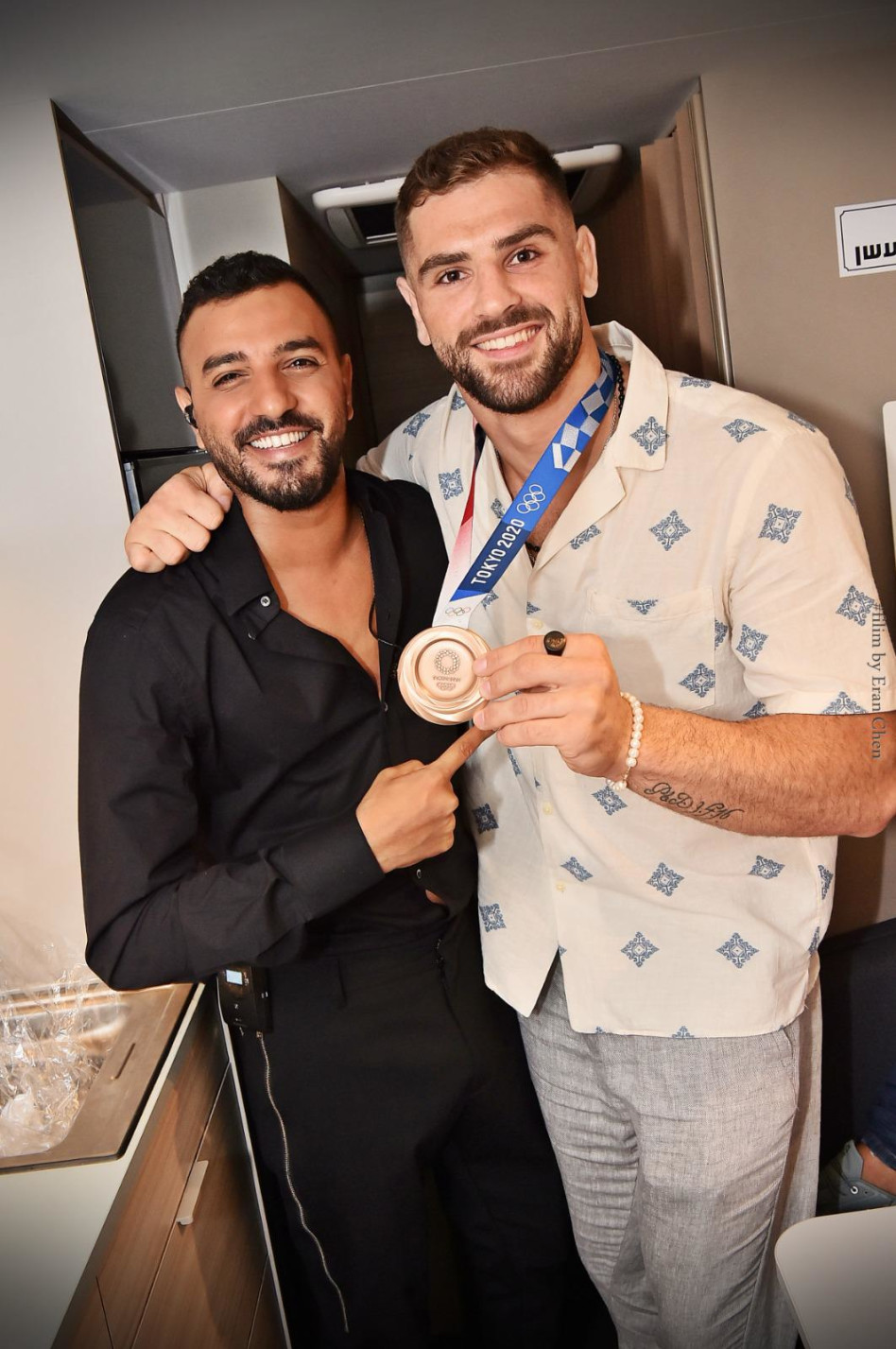 פיטר פלצ'יק, איתי לוי (צילום: ארן חן צלמים)