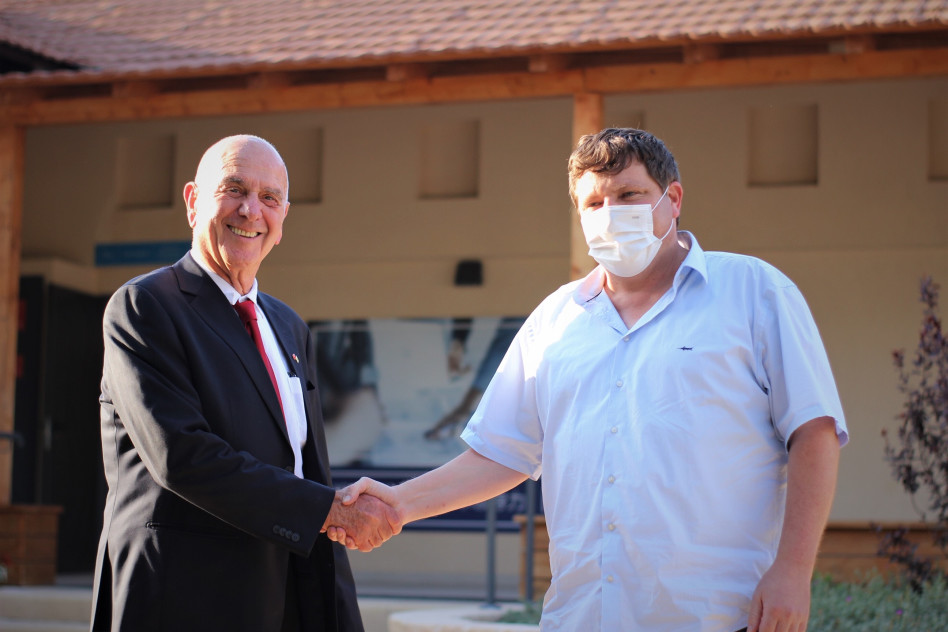 רמי גרינברג ומתן וילנאי (צילום: רועי פרץ)