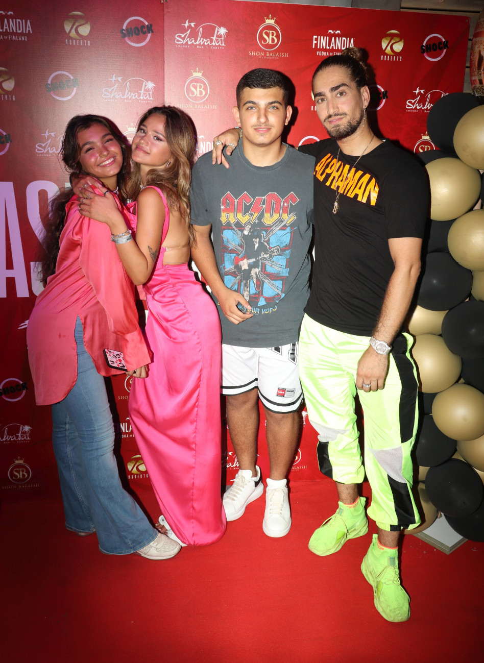 שון בלאיש, ליאם גולן, יסמין עמרי, אלין גולן (צילום: אור גפן)