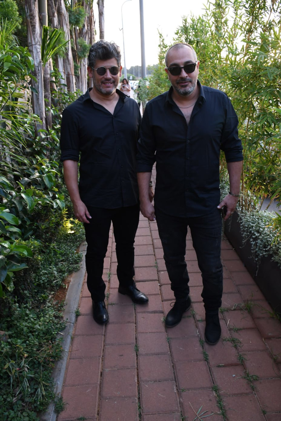 חנן סביון, גיא עמיר (צילום: ניר פקין, באדיבות וואלה!)