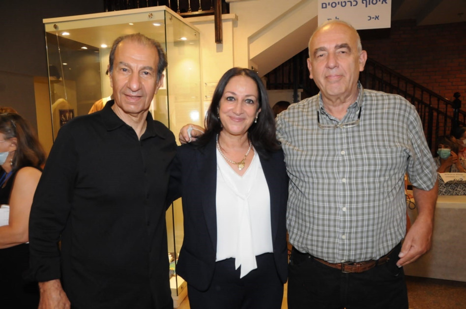 יוני פרס, עליזה חממה וששון גבאי (צילום: איתן ידגר)