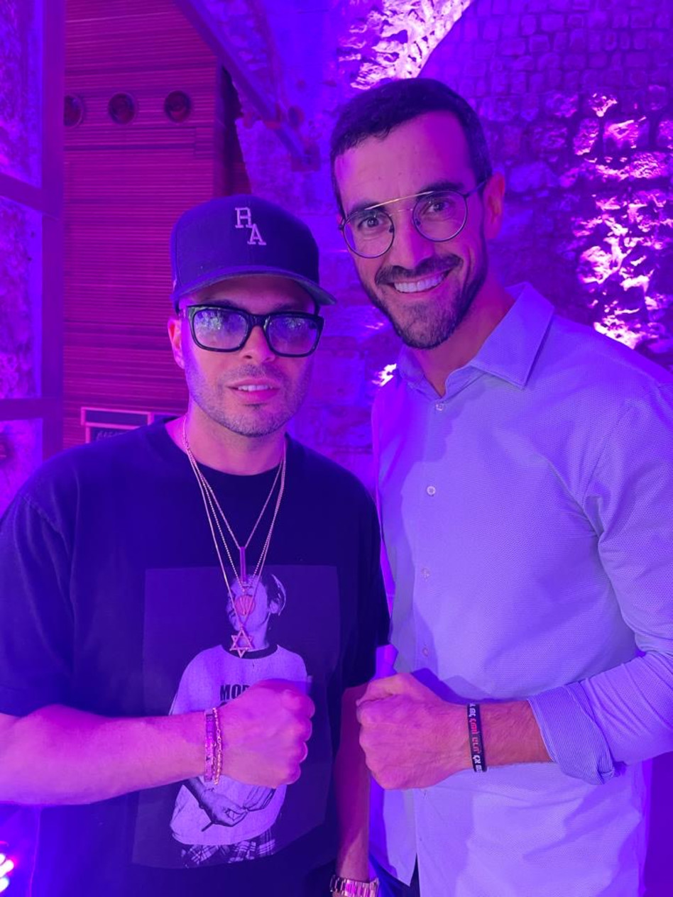 דוד הלפרין ועקיבא ריצ׳י (צילום: פרטי)