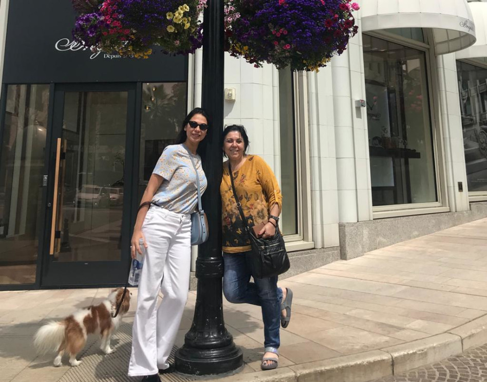 מורן אטיאס עם אילנה ראדה (צילום: עיבוד תמונה: קרן סעד)