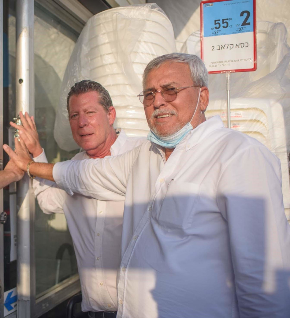 נחום ביתן ומיכאל לובושיץ (צילום: תמר דואק)
