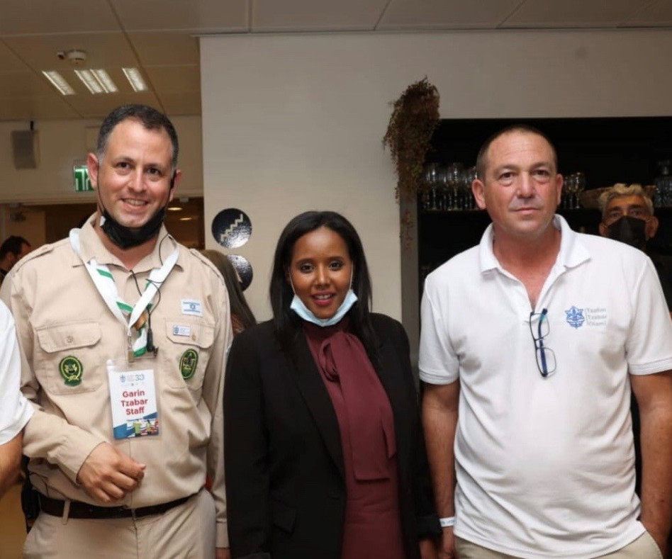 רז פרל, פנינה תמנו-שטה ואלעד סנדרוביץ' (צילום: עודד אנטמן)