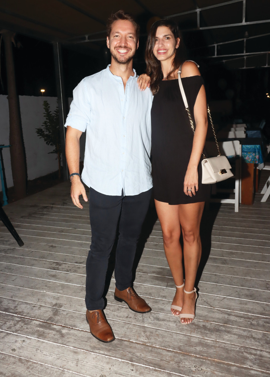 דניס רוסקוב והדר ברייר  (צילום: אור גפן)