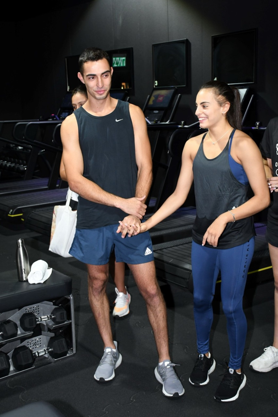 לא מסוגלים להוריד ידיים. לינוי אשרם, אופק בר דוד (צילום: אביב חופי)