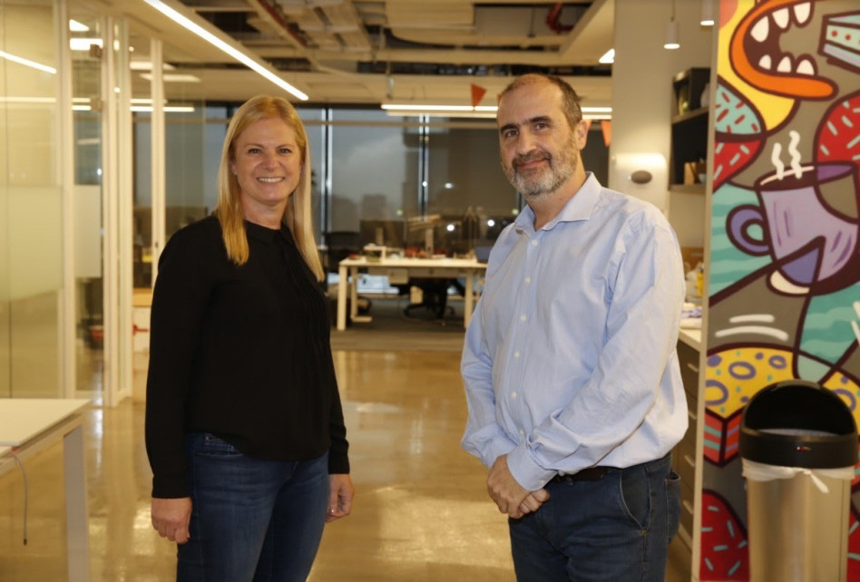 ז׳יל דרמון ונורית שקד (צילום: נמרוד בר און)