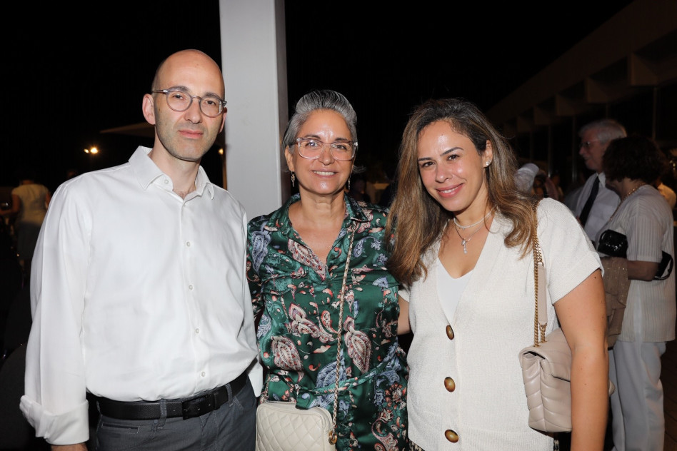 מיכל פסרמן, אורלי מסקין ודניאל פסרמן (צילום: רפי דלויה)