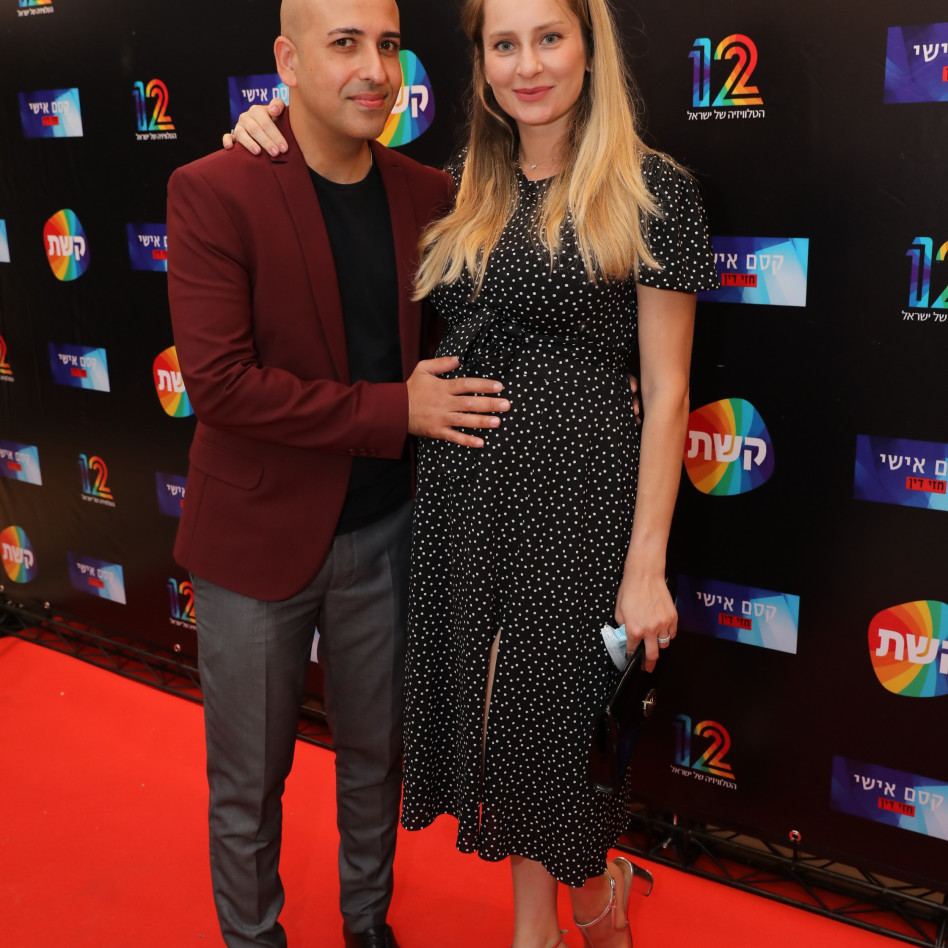 חזי דין ואשתו (צילום: רפי דלויה)