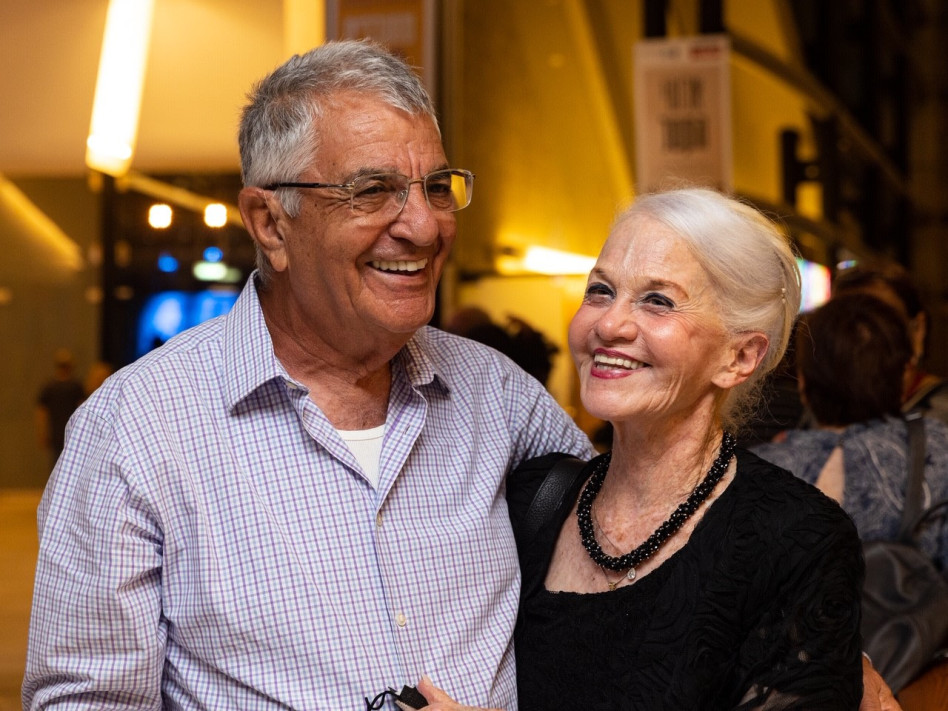 אילנה וגדעון שטאיט (צילום: מולי גולדברג)