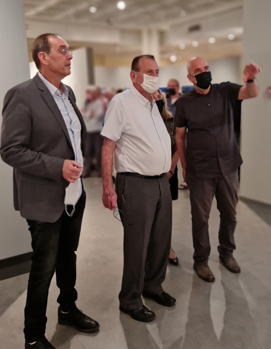 גיא רז, רון חולדאי ועמי כץ (צילום: טל איז'ק)