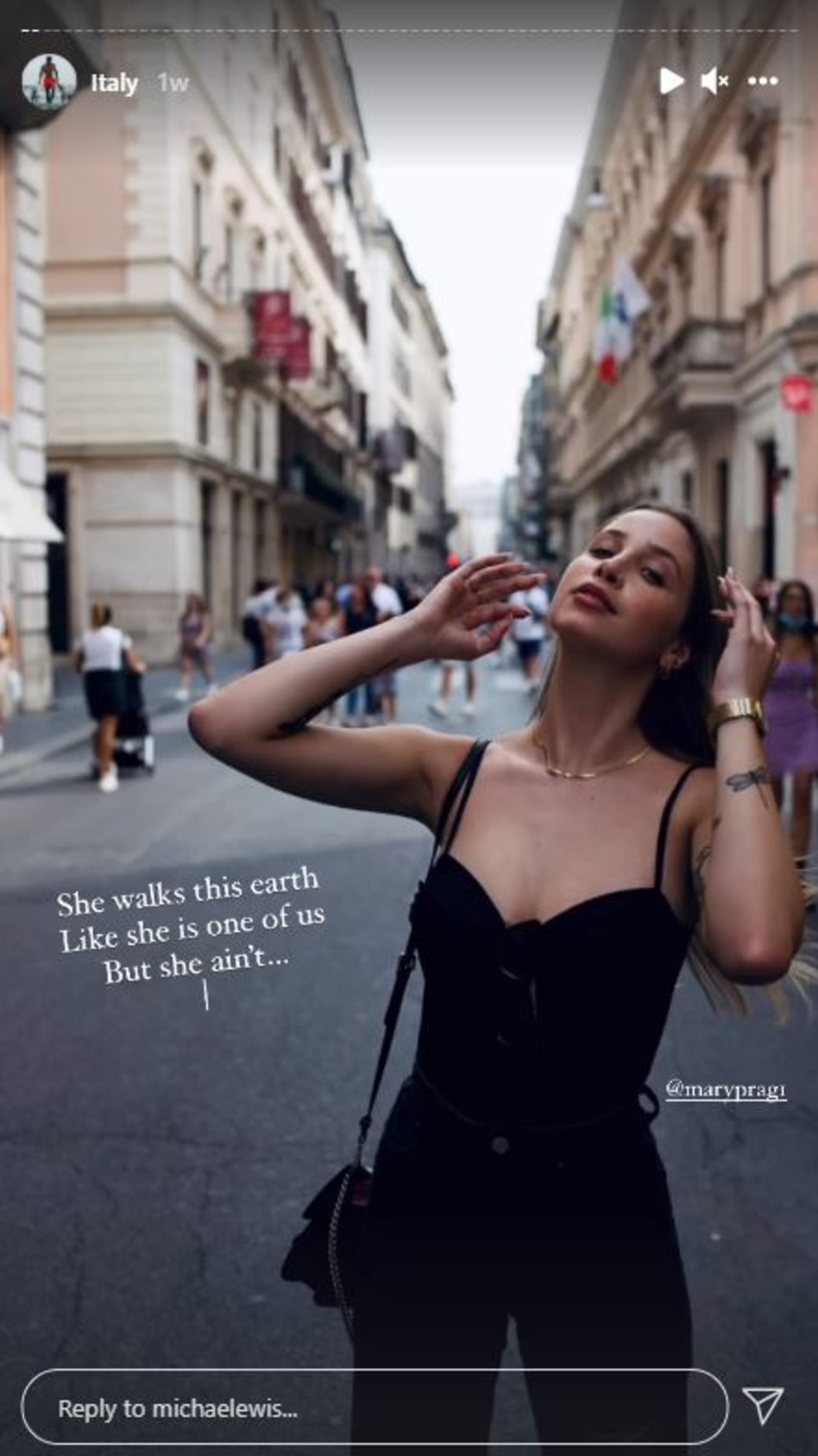 מרי פרגלין (צילום: צילום מסך אינסטגרם)