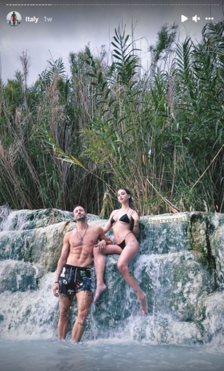 מייקל לואיס, מרי פרגלין (צילום: צילום מסך אינסטגרם)