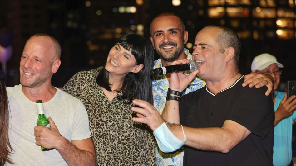 אדם, אבי שושן, הילה אלרואי ויואב אבן (צילום: ג'ני ירושלמי, דוברות איכילוב)