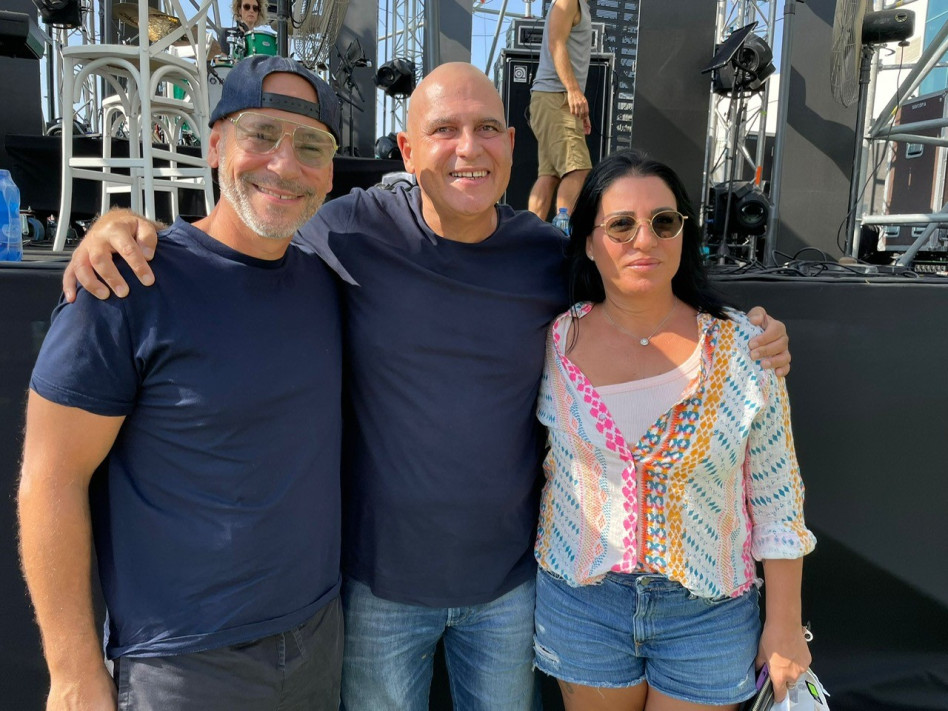 אביה מגן, דוד פתאל ורמי קליינשטיין (צילום: יח''צ פתאל)