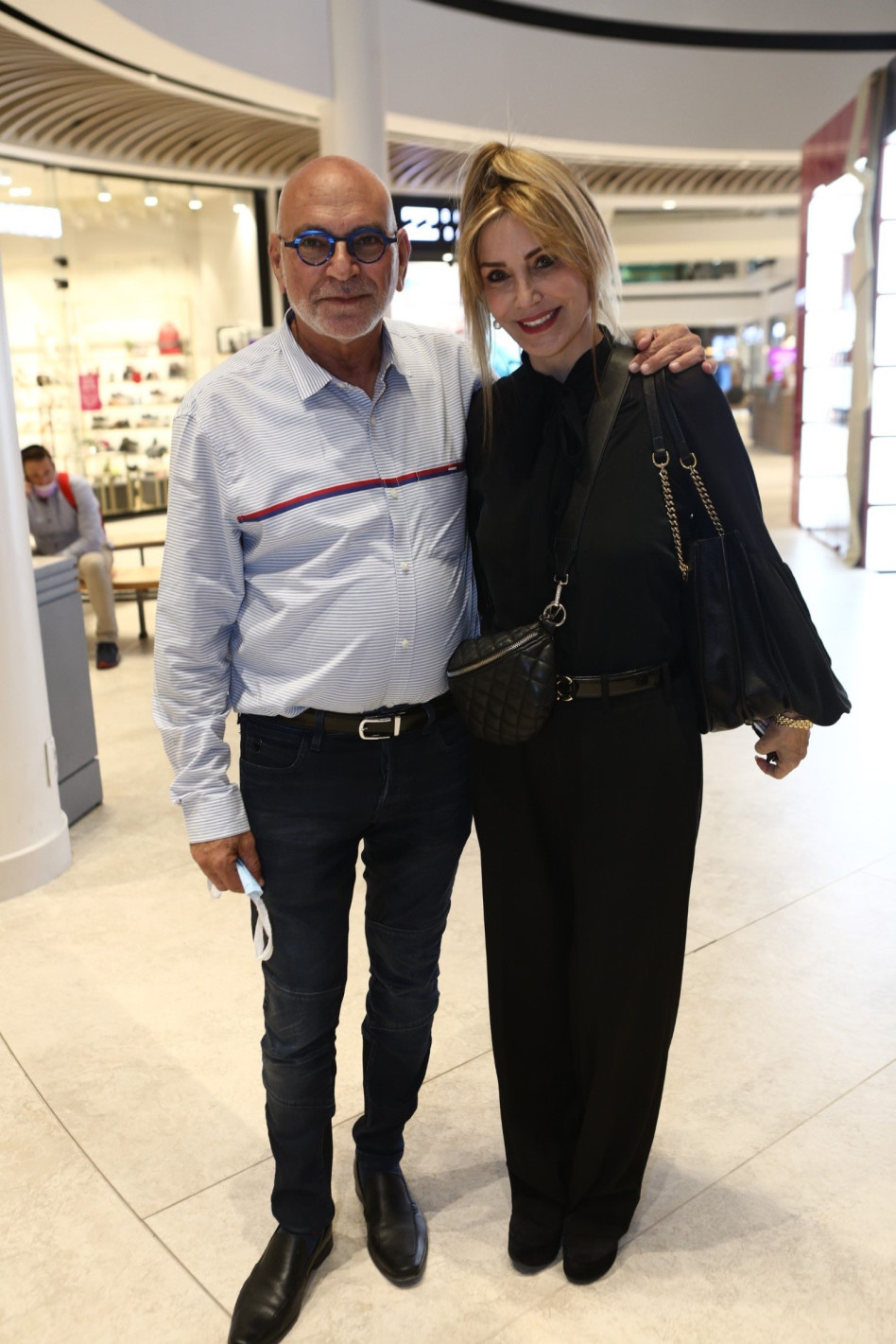 ברוריה לקנר ומשה רוזנבלום (צילום: אסף לב)