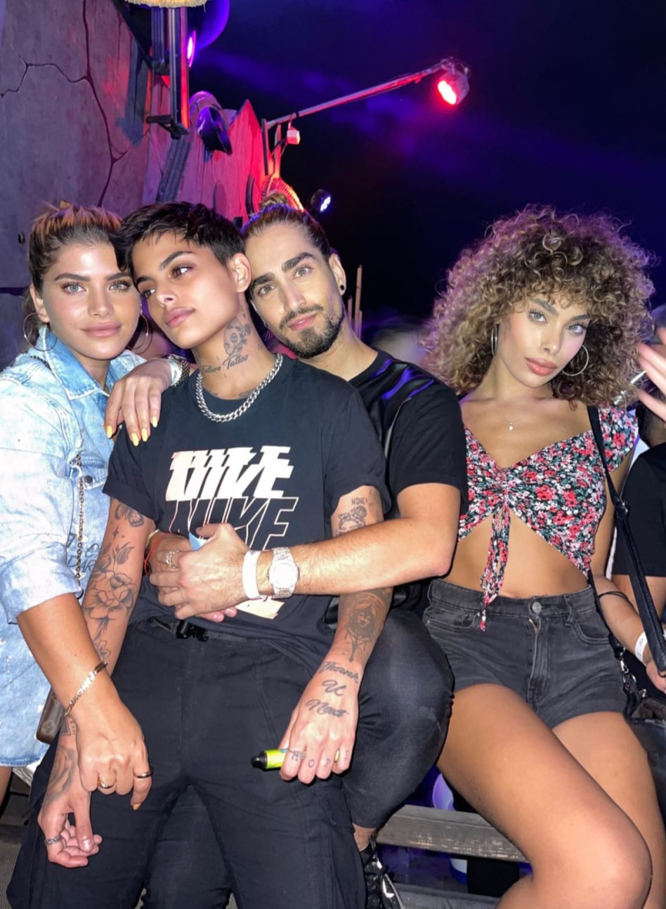 רומי אברג'יל, שון בלאיש, מאיה ג'ריס, ג'קי אזולאי (צילום: אור גפן)