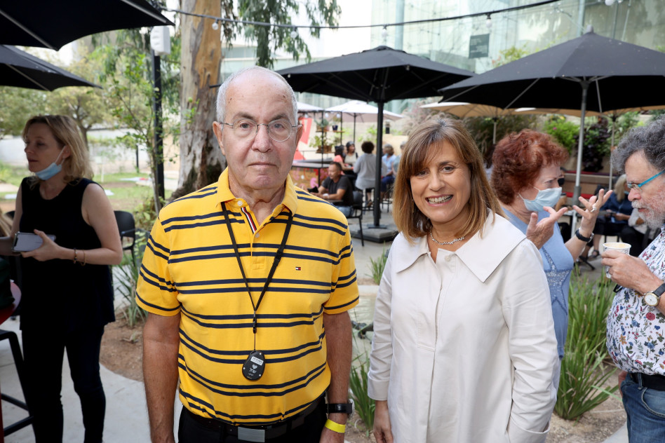 &nbsp;טניה כהן-עוזיאלי ואיזי בורוביץ'&nbsp; (צילום: איציק בירן)