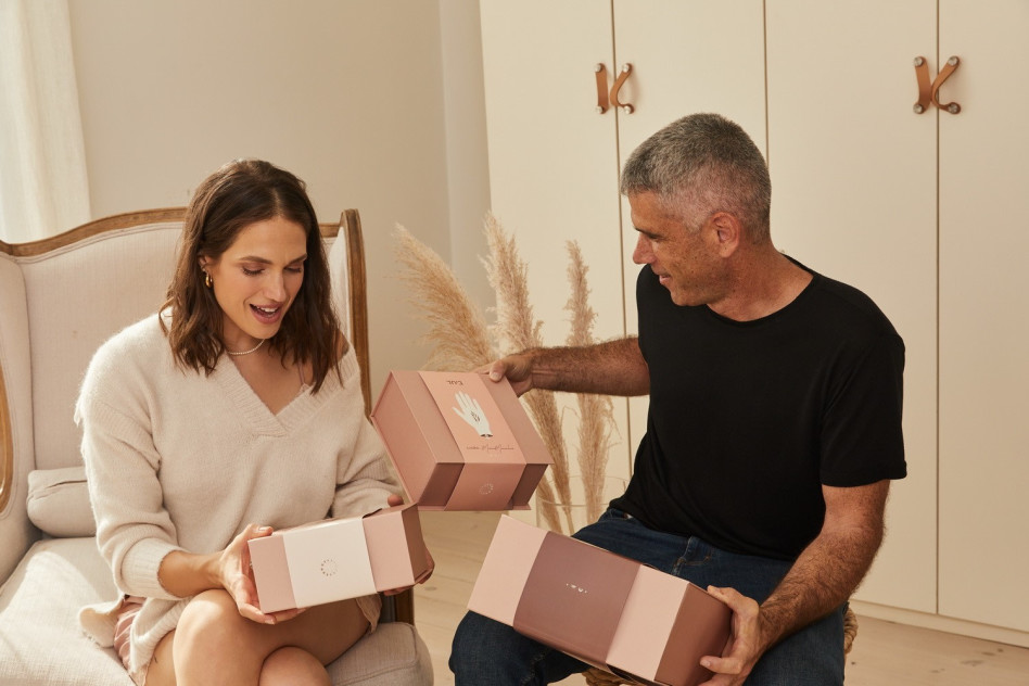 &nbsp;אורי גורן ומארינה מקסימיליאן&nbsp; (צילום: דור שרון)