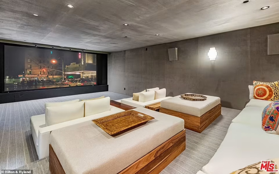 ברור שצריך חדר קולנוע מפנק (צילום: Hilton & Hyland)