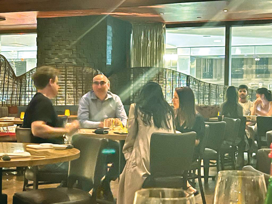 ליאור שליין, אסי שריב, אשתו של שריב ומיכאלי (צילום: אלון פיש)