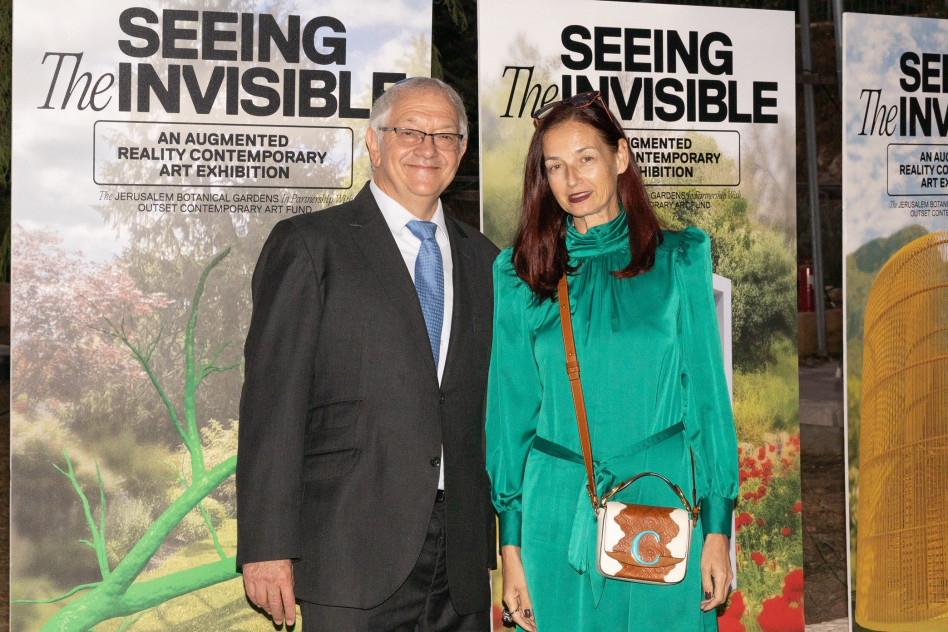 &nbsp;קנדידה גרטלר ואלן ברקלי&nbsp; (צילום:  דויד סעד)