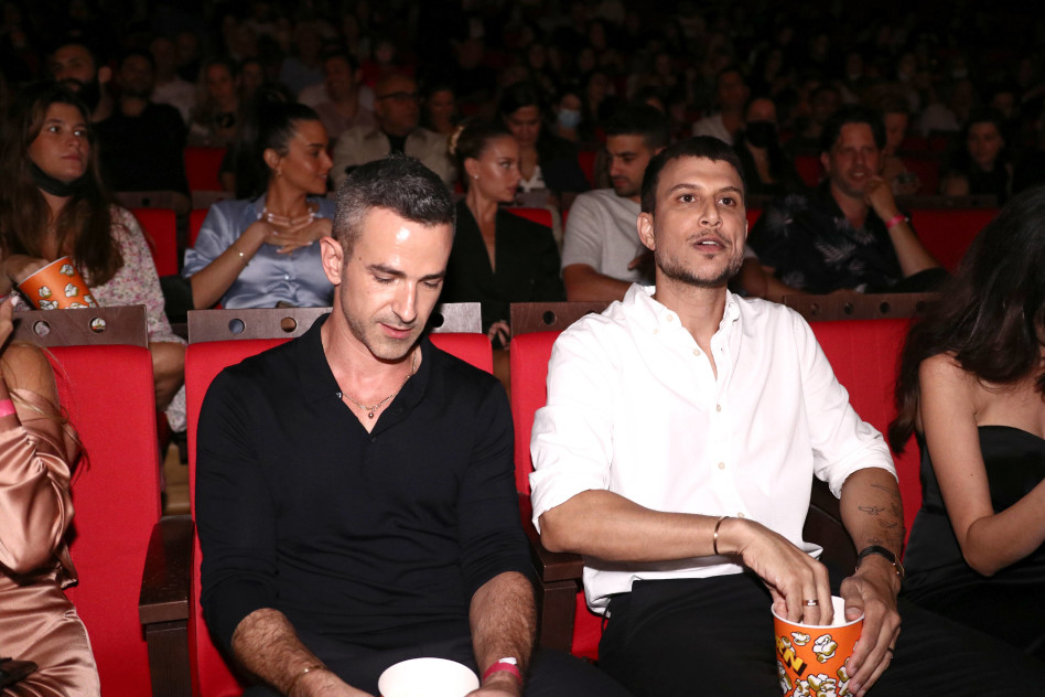 אסי עזר, אלברט אסקולה (צילום: אור גפן)