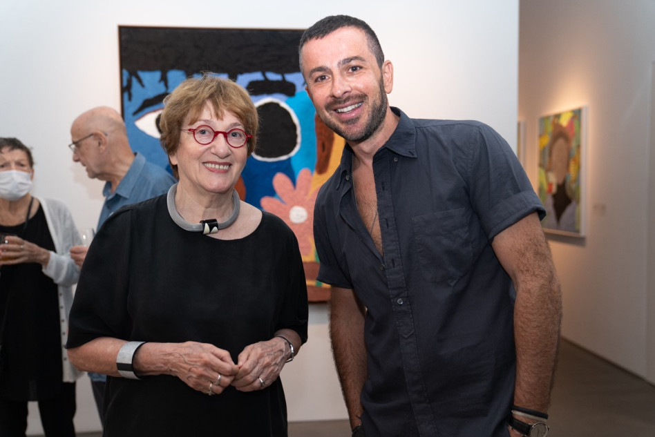 סטיב נסימה וסוזן לנדאו (צילום: ענת סרנה)