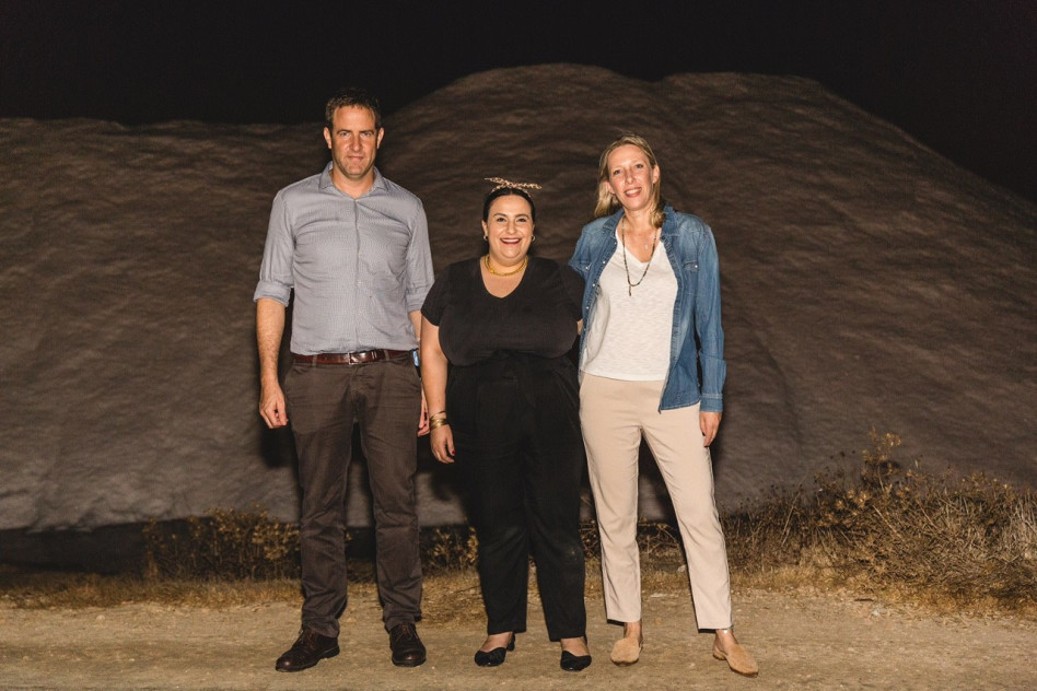 אילנה גורן, נוף עתאמנה אסמאעיל וגיא פרופר (צילום: רויטל טופיול)