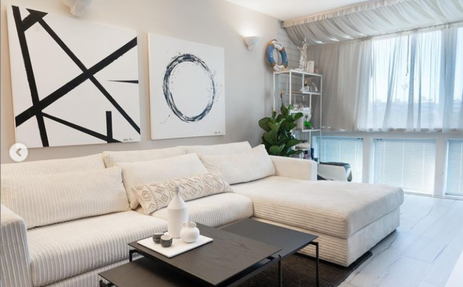 הבית של גל גברעם ותום חיימוב (צילום: שחר אבו)