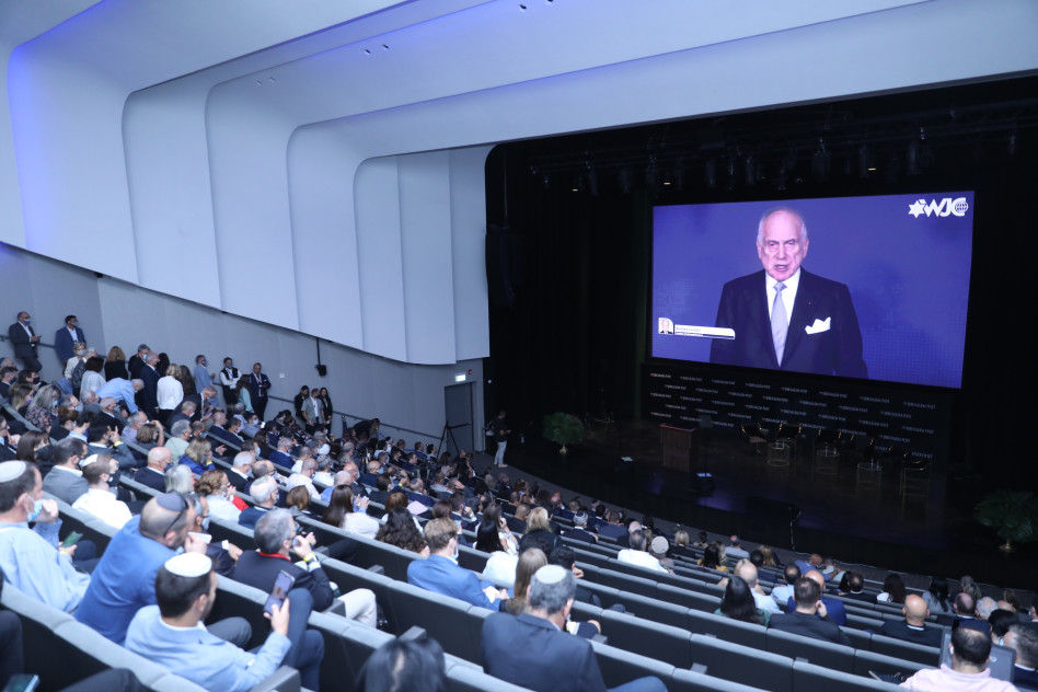 רונאלד לאודר, נשיא הקונגרס היהודי נשיא הכנס העשירי של הג'רוזלם פוסט  (צילום: אבשלום ששוני, מארק ישראל סלם)