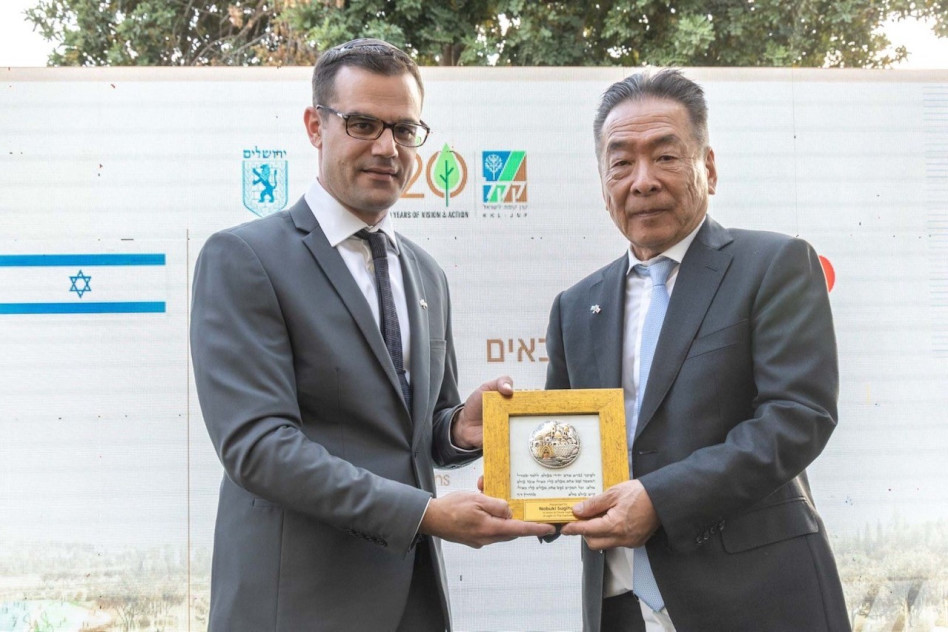 &nbsp;נובוקי סוגיהארה ודניאל וואיצ'ק (צילום: דוד סעד)