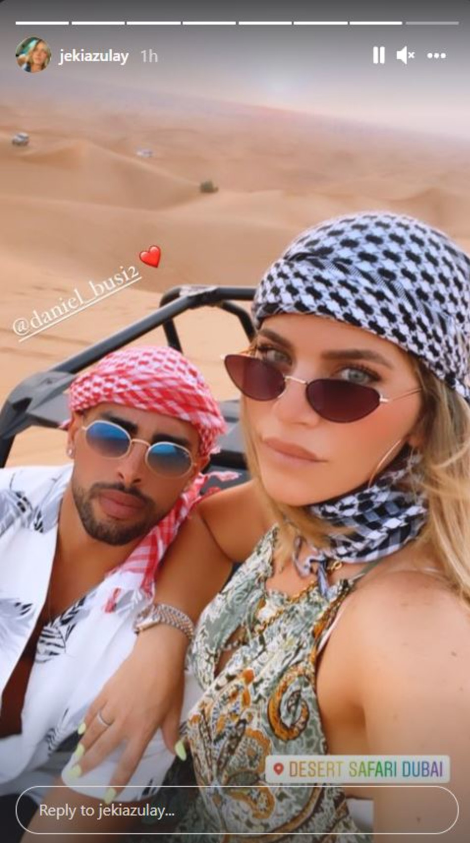 ג'קי אזולאי, דניאל בוסי (צילום: צילום מסך אינסטגרם)