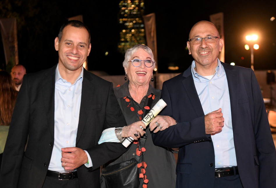 בני גבאי, חנה יונס ואייל בן סימון (צילום: יוסי זלינגר)