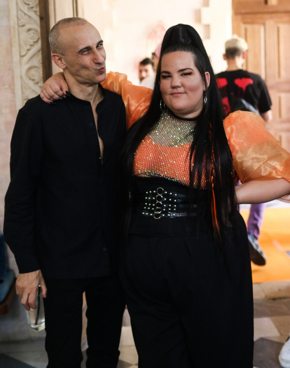 נטע ברזילי, אסף אמדורסקי (צילום: סזאר ברודרמן)