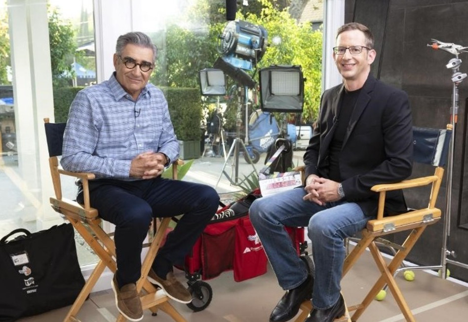 ברק עילם ויוג'ין לוי (צילום: לייסי טרל)