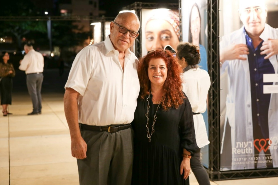 אורית שטיין-רייזנר ושוקי מדנס&nbsp; (צילום: דרור עינב)