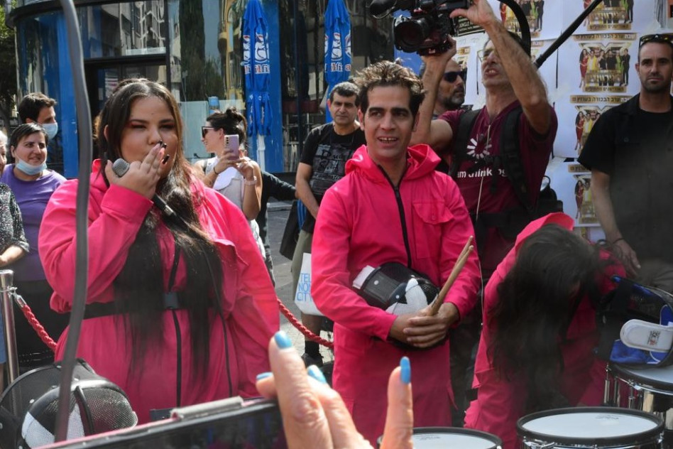 אביב גפן, נטע ברזילי (צילום: אבשלום ששוני)