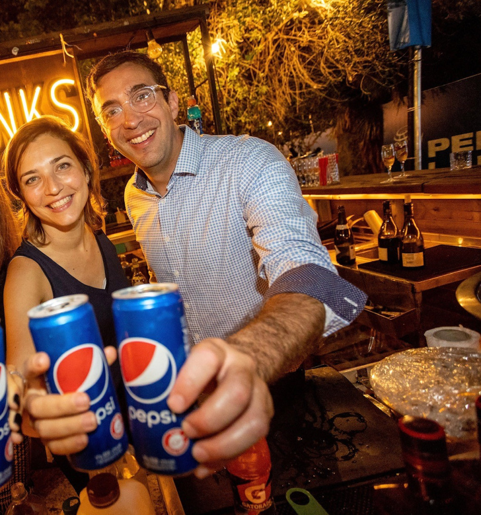 דיוויד שוורץ ואנה פרברוב (צילום: אפרת סער)