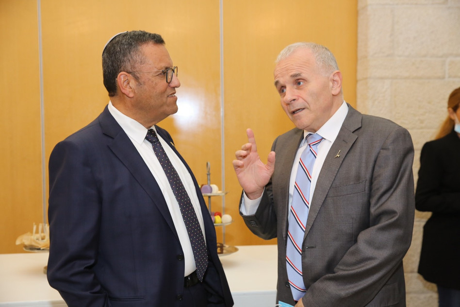 אשר כהן ומשה ליאון (צילום: ארנון בוסאני)