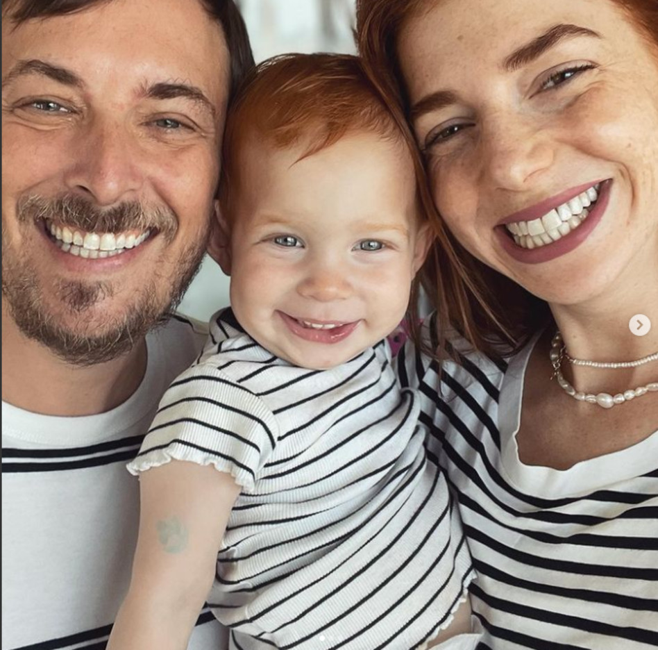 Maya Wertheimer, Esek Zamir and their daughter Asia (Photo: Instagram screenshot)