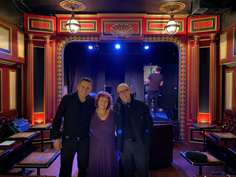 לואי להב, עדינה אבן זוהר וגיורא ליננברג (צילום: יח''צ)