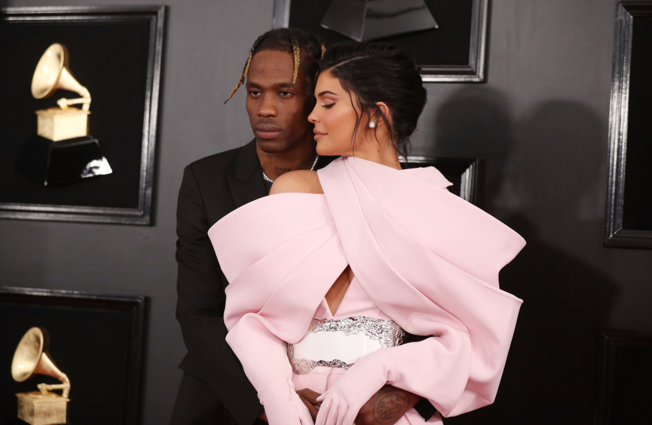 קיילי ג'נר, טראוויס סקוט (צילום: רויטרס)