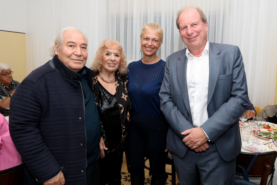 אריק דנון, מארי קריסטין, ליזיקה ועמי שגיא (צילום: איציק בירן)