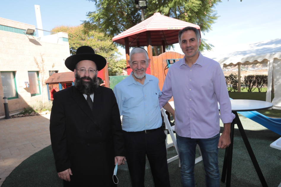 אופיר גוטמן, חיים ארנטל ושמואל רבינוביץ (צילום: יוסי זמיר)