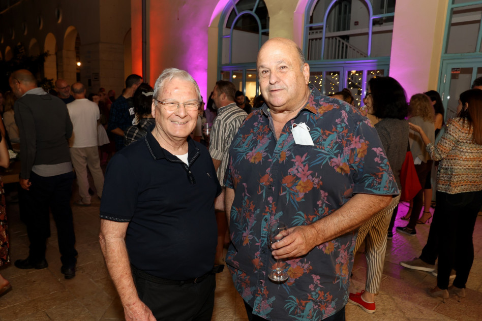 דוד פורר וצבי זיו (צילום: איציק בירן)